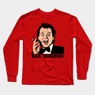 BAH HUMBUG Frank Cross Scrooged Long Sleeve T-Shirt